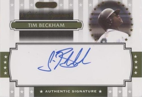 2008 Razor Signature Series - Tim Beckham #ES-1