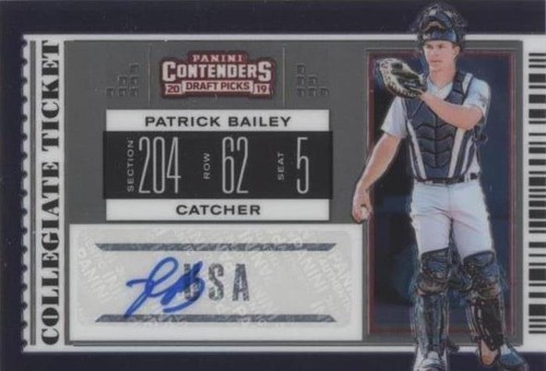 2019 Panini Elite Extra Edition - Patrick Bailey #USA-PB