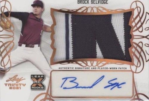 2021 Leaf Trinity - Brock Selvidge #PA-BS1