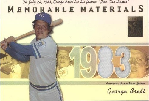 2002 Topps Tribute - George Brett #MEM-GB