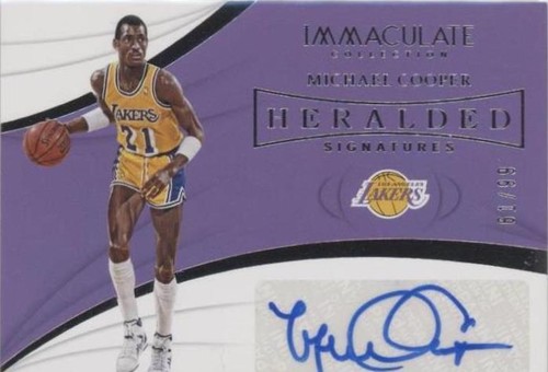 2018-19 Panini Immaculate Collection - Michael Cooper #HS-MCP