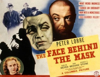 The Face Behind The Mask Poster Peter Lorre Evelyn Keyes 1941 Old Photo