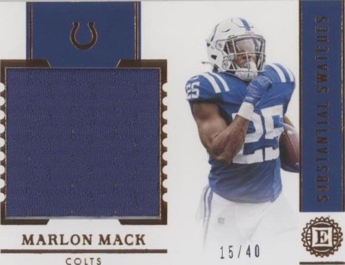 2020 Panini Encased Marlon Mack #SS-10