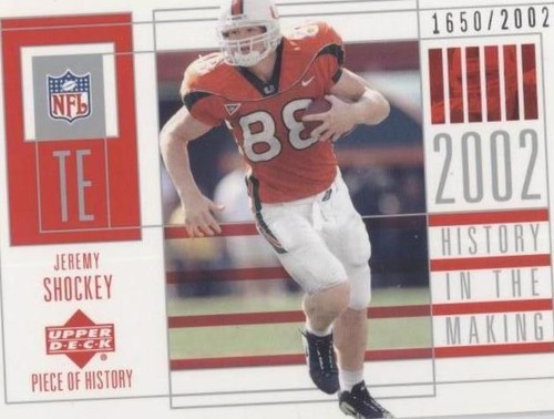 2002 Upper Deck Piece Of History Jeremy Shockey #109