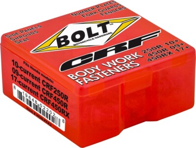 Bolt Full Plastics Fastener Kit for Honda CRF450R/CRF250R 4-Stroke/CRF450RX