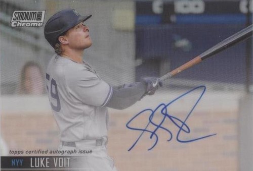 2021 Topps Stadium Club Chrome - Luke Voit #SCCBA-LV