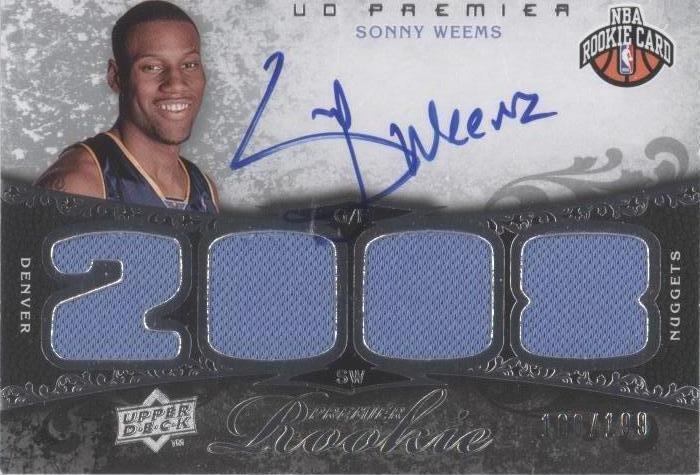 2008-09 UD Premier - Sonny Weems #125