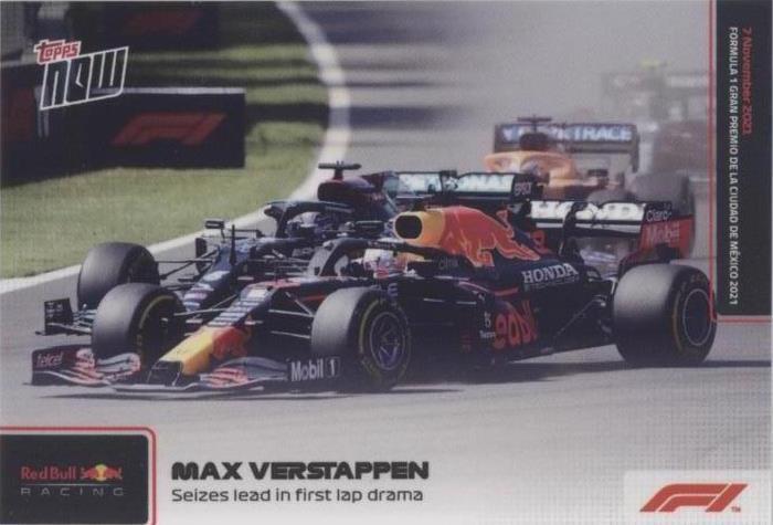 2021 Topps Now F1 - Max Verstappen #069