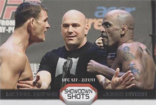 2011 Topps UFC Moment of Truth - Jorge Rivera Michael Bisping #SS-BR