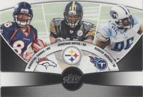 2010 Topps Prime Demaryius Thomas Derrick Morgan Jonathan Dwyer #3Q-11