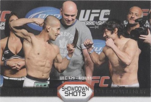 2011 Topps UFC Moment of Truth - Charlie Valencia Ivan Menjivar #SS-MV