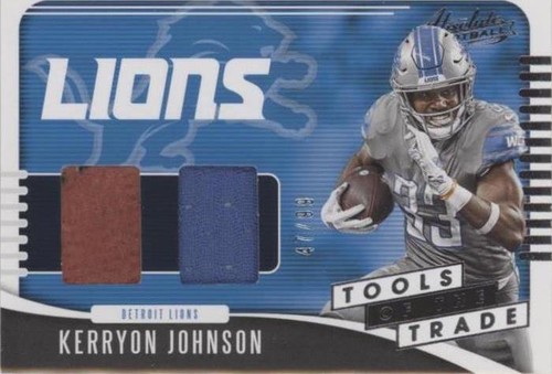2019 Panini Absolute Kerryon Johnson #TTD-KJ