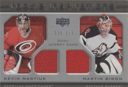 2005-06 Upper Deck Rookie Update - Kevin Nastiuk Martin Biron #201