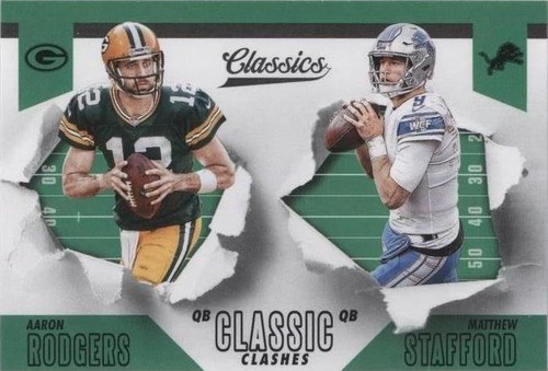 2018 Panini Classics Aaron Rodgers Matthew Stafford #11