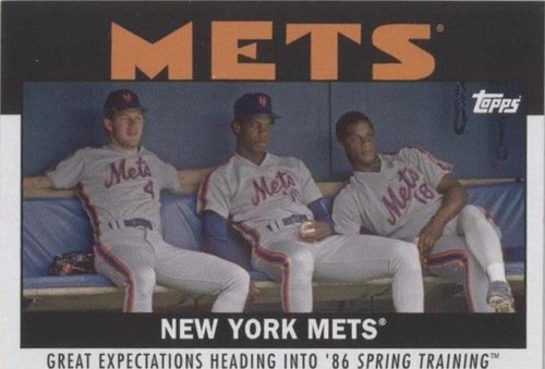2021 Topps ESPN 30 for 30 Once Upon a Time in Queens - Darryl Strawberry Dwight Gooden Lenny Dykstra #12
