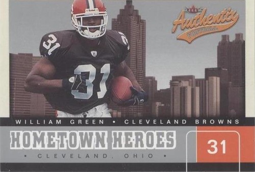 2002 Fleer Authentix William Green #2 HH
