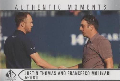 2021 SP Authentic - Francesco Molinari Justin Thomas #70