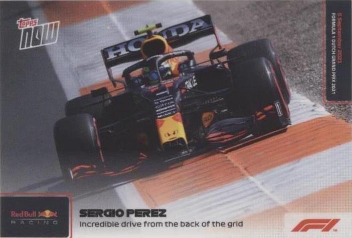2021 Topps Now F1 - Sergio Perez #049