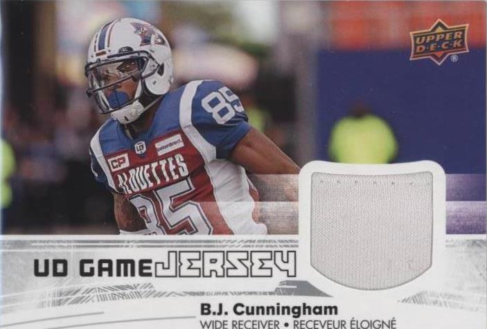 2018 Upper Deck CFL B.J. Cunningham #GJ-BC