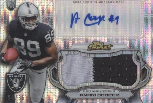 2015 Topps Finest Amari Cooper #AJRR-AC