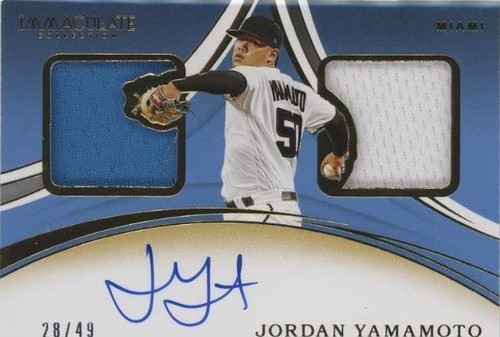 2020 Panini Immaculate Collection - Jordan Yamamoto #DMS-JY