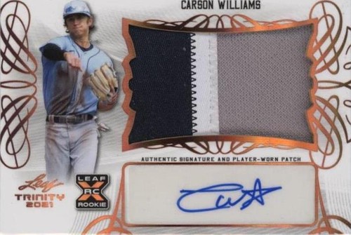 2021 Leaf Trinity - Carson Williams #PA-CW1