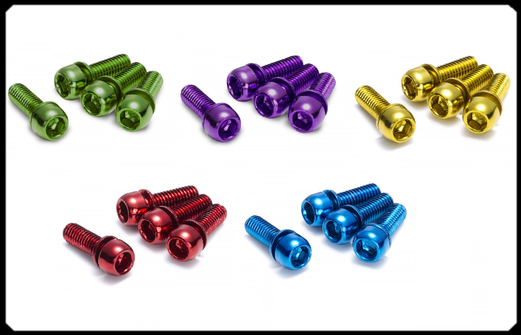 REVERSE Bremsadapter-Schraubenset - 4 Stk. M6x18mm, für Bremssattel