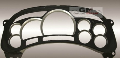 Escalade Custom Lens Cover with Satin Rings for GM Gauge Clusters 2003 04 05 06