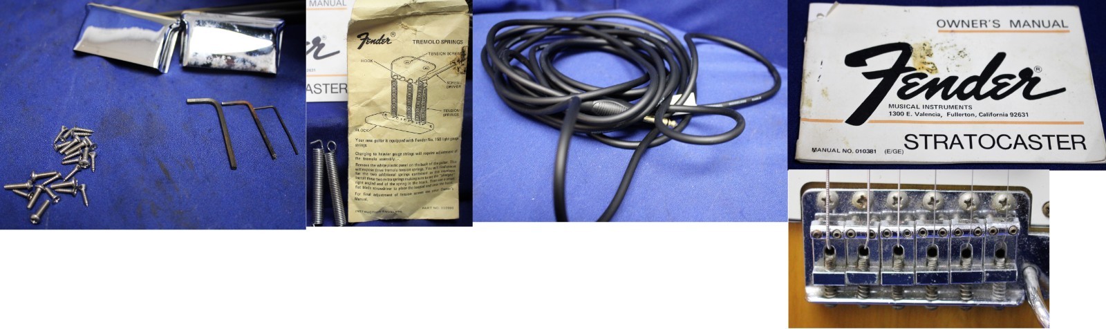 Vintage Fender 1974/1975 Strat Solid Body Electric Guitar Sunburst w/ Case USA