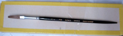 ONE DOZEN Vintage Fox Series 324-A OX HAIR PAINT BRUSHES - 1/4