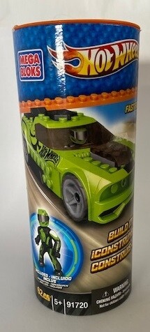 Mega Bloks - Hotweels Voiture De Course Verte Avec Personnage -  - Mega91720