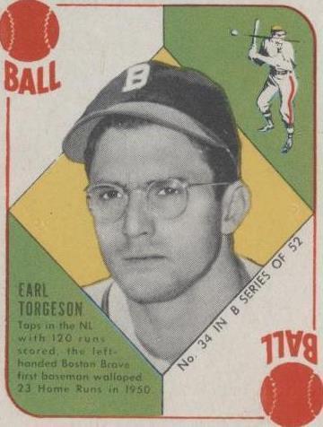 1951 Topps - Earl Torgeson #34