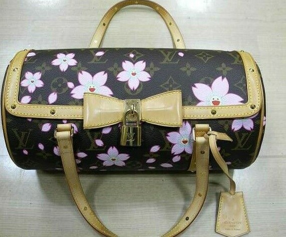LOUIS VUITTON Monogram Cherry Blossom BA0098 Papillon 28×14