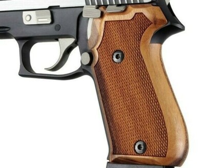 Hogue For Sig Sauer P220 DA/SA Goncalo Checkered * 20211 & 4 Slotted Grip Screws