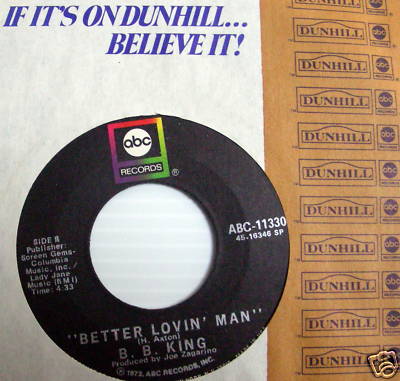 B.B. KING 45 Guess Who / Better Lovin Man MINT