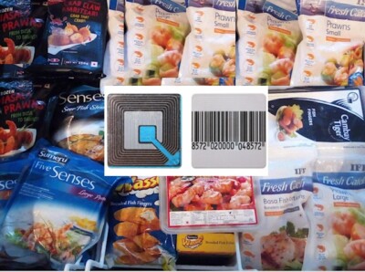 Freezer Sensor Label - 8.2 Mhz RF Checkpoint Compatible - 40mm x 40mm - 1000 pcs