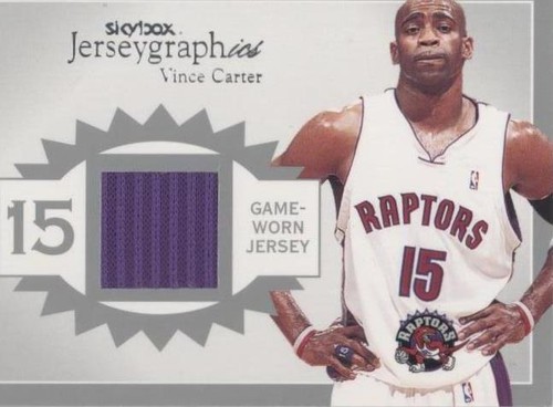 2003-04 Skybox Autographics - Vince Carter #J-VC