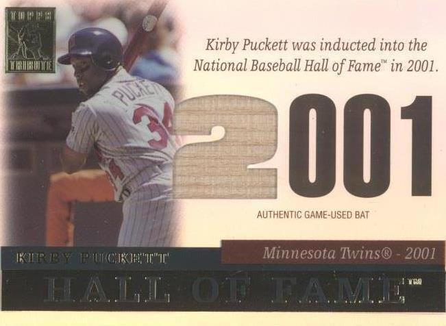 2004 Topps Tribute Hall of Fame - Kirby Puckett #TR-KPB