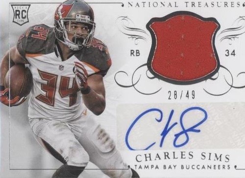 2014 Panini National Treasures Charles Sims #MS-CS
