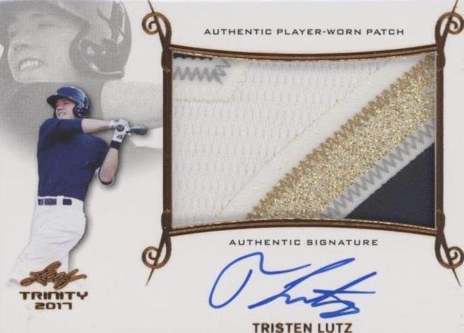 2017 Leaf Trinity - Tristen Lutz #PA-TL1