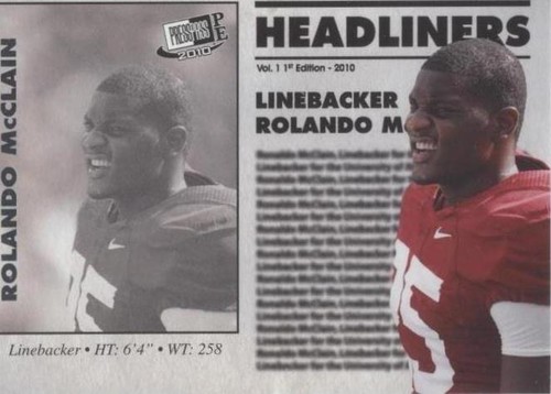 2010 Press Pass Portrait Edition Rolando McClain #HL-1
