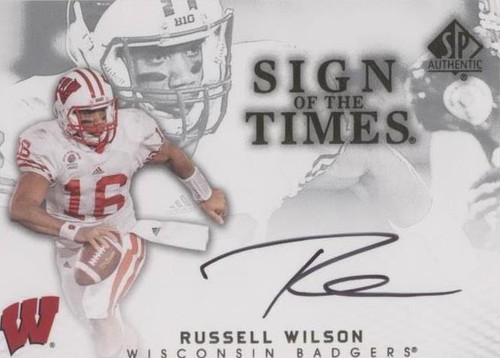 2012 SP Authentic Russell Wilson #ST-RW