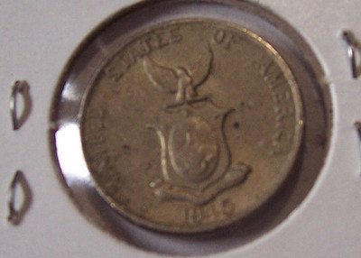 FILIPINAS US  FIVE CENT NICKEL 1945s