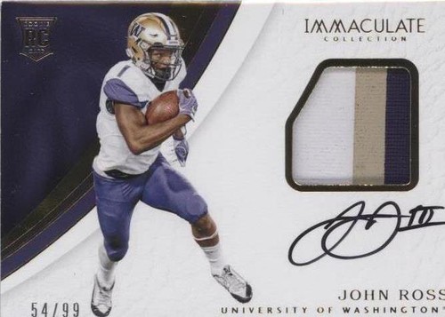 2017 Panini Immaculate Collection Collegiate John Ross #117