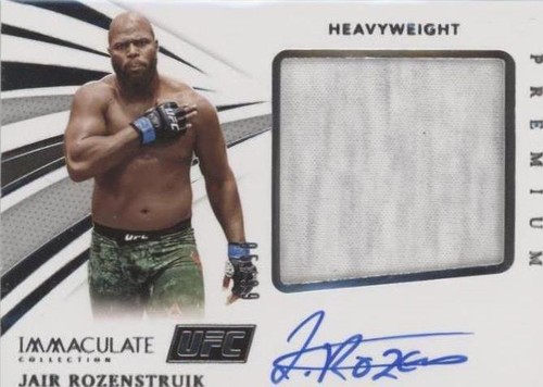2021 Panini Immaculate Collection UFC - Jairzinho Rozenstruik #PM-JRZ