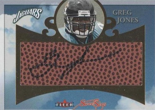 2004 Fleer Sweet Sigs Greg Jones #SSA-GJ