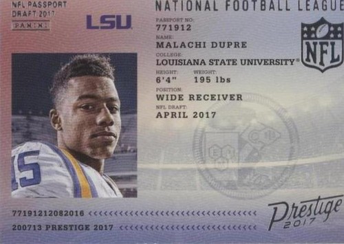 2017 Panini Prestige Malachi Dupre #14