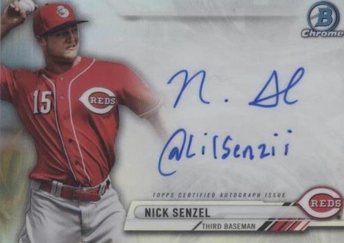 2017 Bowman Chrome - Nick Senzel #BIA-NS