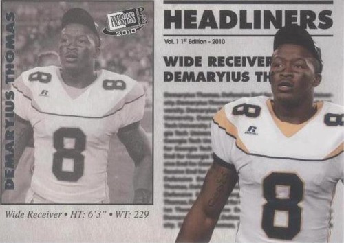 2010 Press Pass Portrait Edition Demaryius Thomas #HL-12