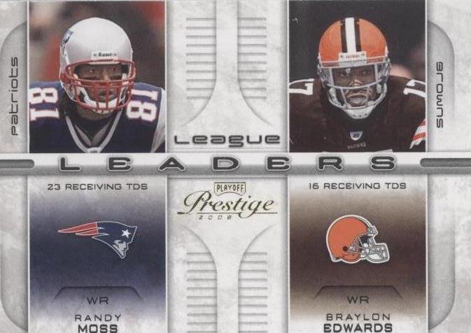 2008 Prestige Braylon Edwards Plaxico Burress Randy Moss #LL-22
